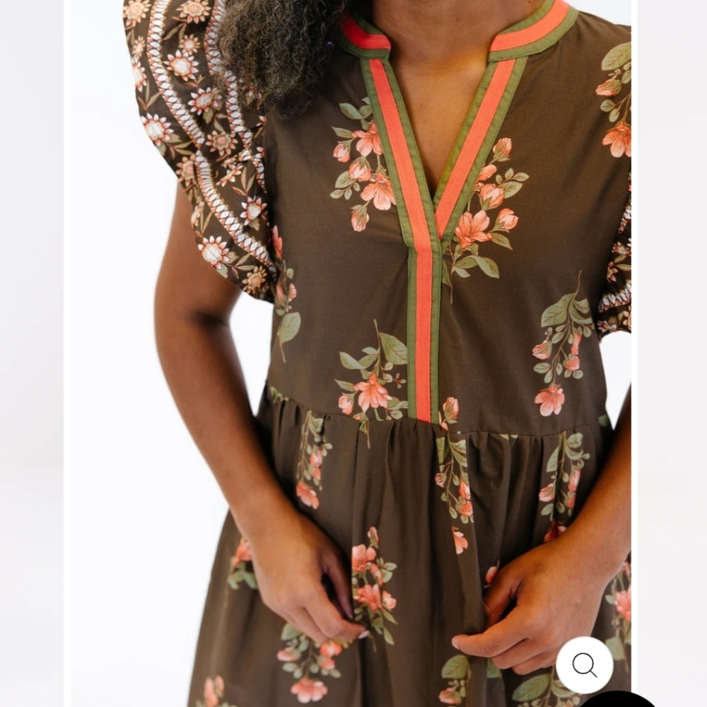 Gorgeous Floral Midi Dress-NWT - Picture 3 of 15